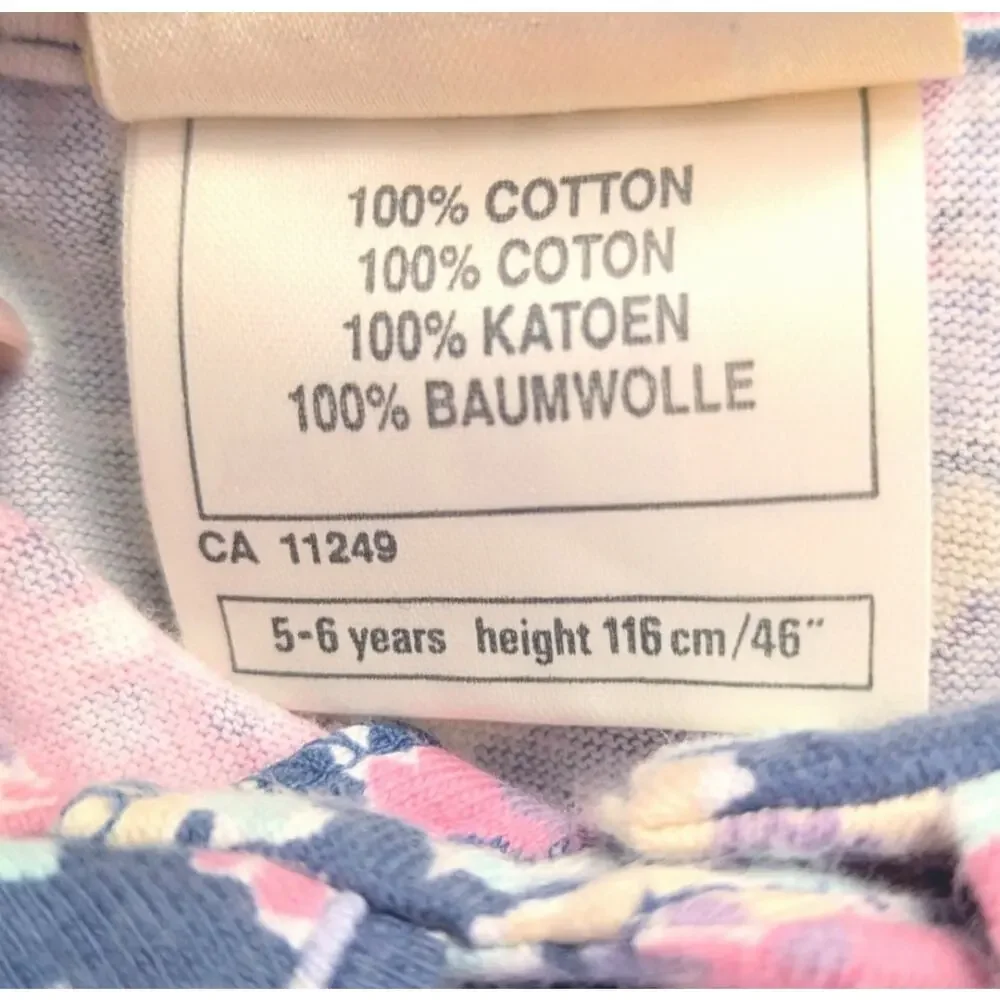 Vintage Laura Ashley Mother & Child Girls Floral Dress | Size 5-6 Years | 1980s